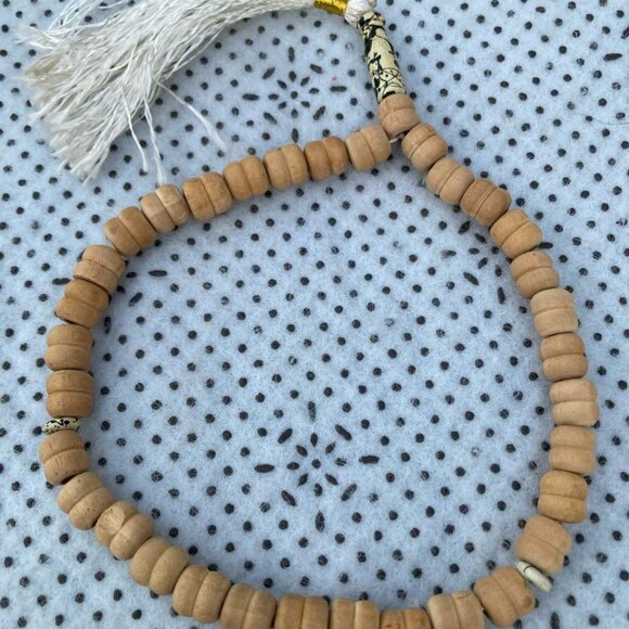 Handmade Tasbeeh Real Wood Prayer Beads Religious Muslim Misbah Pray 33 Beads - Picture 5 of 10